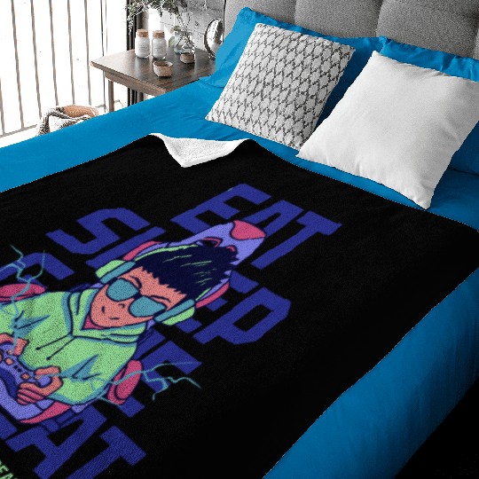 design Level Up Tees Baby Blankets