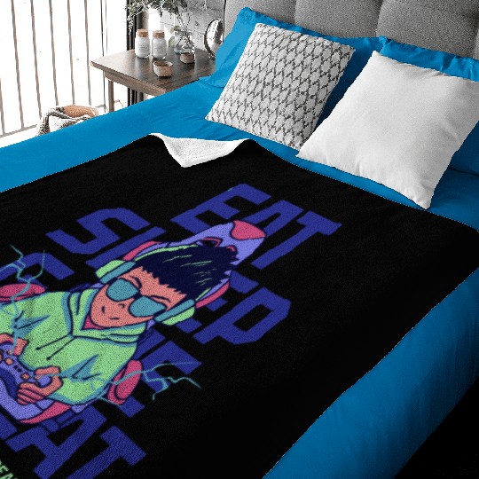 design Level Up Tees Baby Blankets