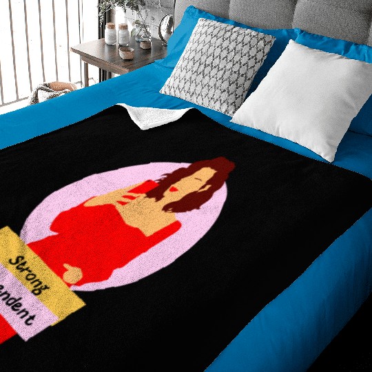 this is what a strong, Independent women looks lik Baby Blankets