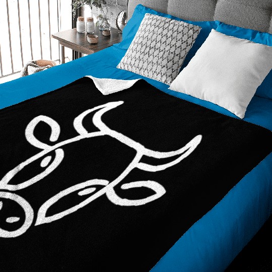 Cow face cows vector farm animal art path2 Baby Blankets