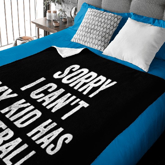 Football Parent Football Mom Dad Funny Baby Blankets