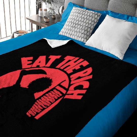Eat The Rich Doner Döner Kebab Baby Blankets