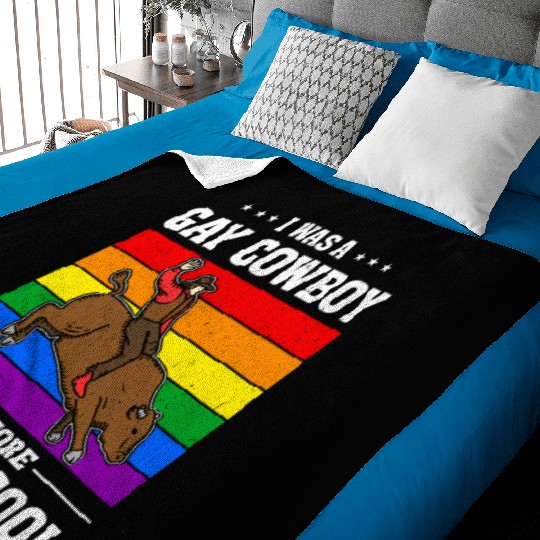 I Was A Gay Cowboy Before It Was Cool Baby Blankets
