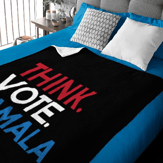 Kamala Harris 2024 for President Vote Tim Walz Baby Blankets