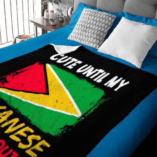 Guyana Pride Guyanese Roots Georgetown Love Baby Blankets