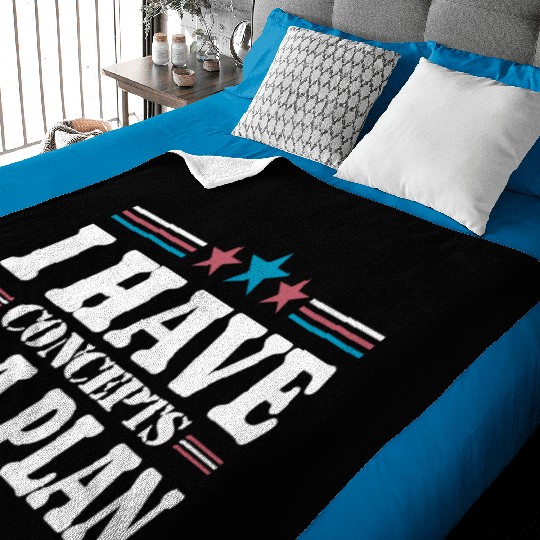 I Have Concepts Of A Plan- Harris Trump Debate Baby Blankets