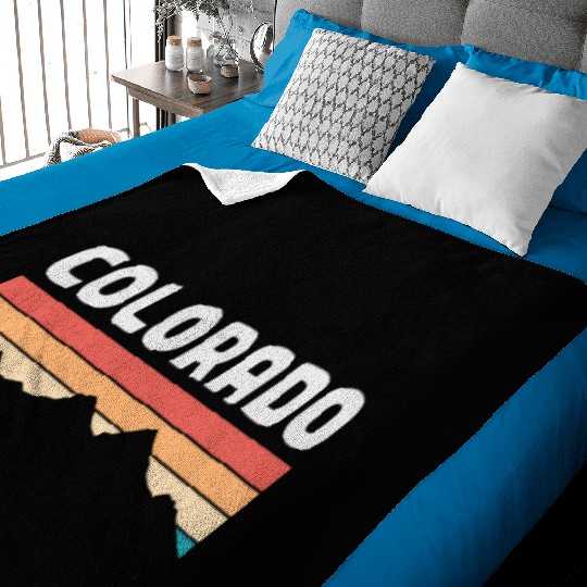 Colorado Sunrise Mountain Design Baby Blankets