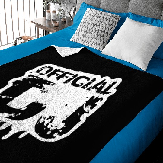 Official DJ Graffiti Spray Drops Music Party Text Baby Blankets
