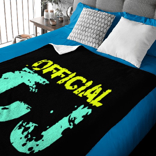 Cool Official DJ Club Music Party Stamp Graffiti Baby Blankets