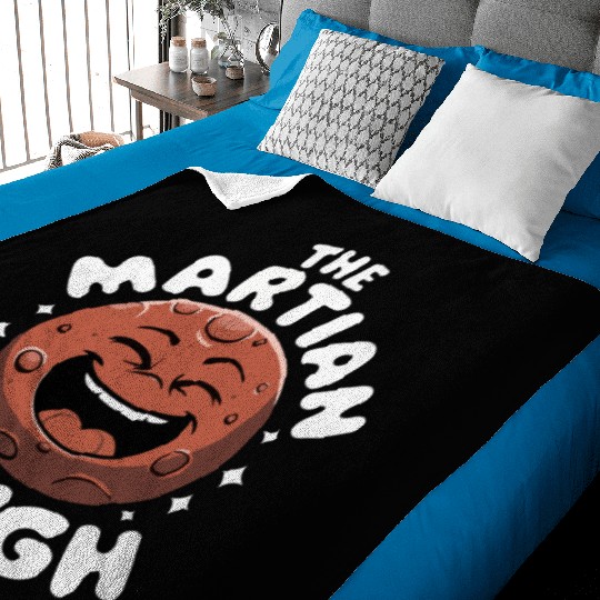 Martian Laugh Baby Blankets