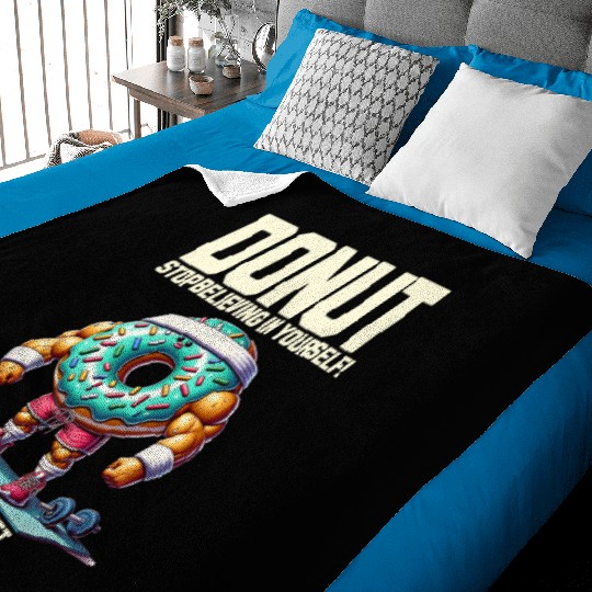 Donut Gym Life Motivation Sweet Fitness Baby Blankets