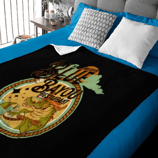 Blue Bayou Restaurant New Orleans Baby Blankets