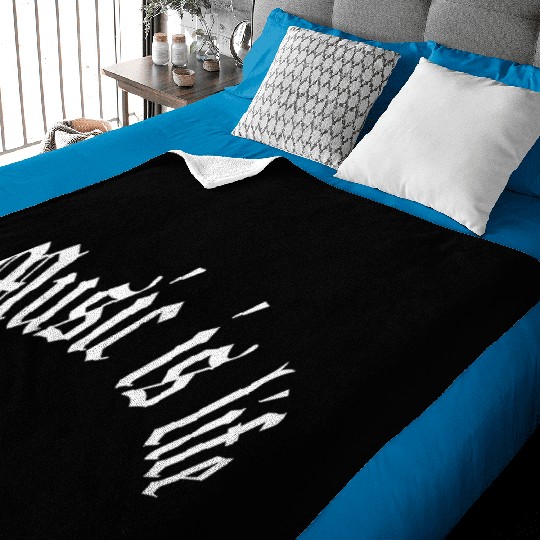 Music Is My Life Party Club Concert Sound Love Baby Blankets