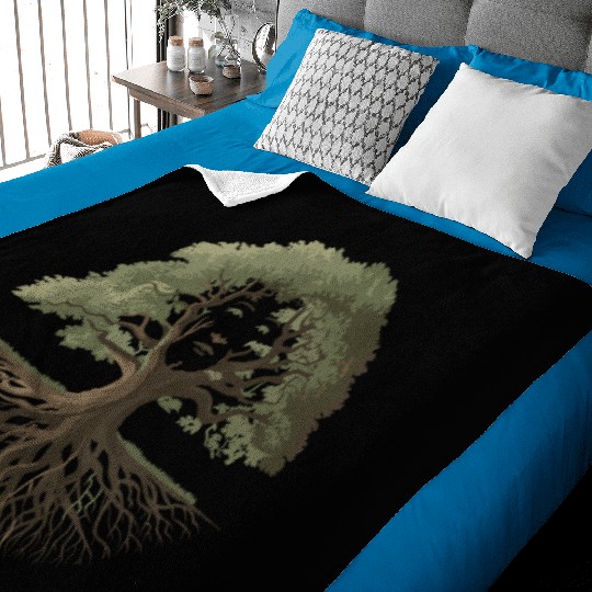 Tree of life for a Nature lover Baby Blankets
