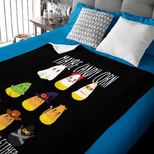 Maybe Candy Corn Doesnt Like You Either Candy Corn Baby Blankets