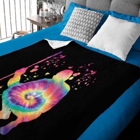 Golfer Colorsplash Kids Miniature Golf Baby Blankets