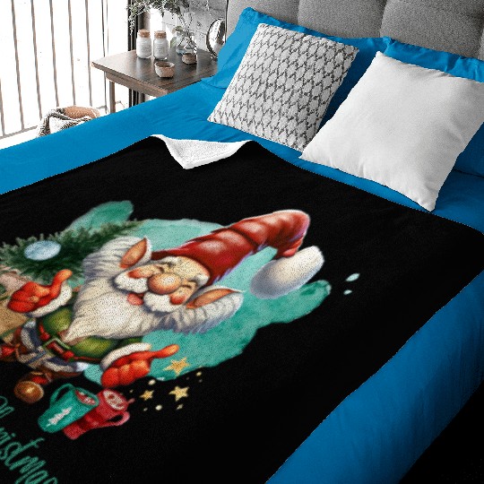 Thumbs Up Gnome for the Holidays Gnome Sweet Gnome Baby Blankets