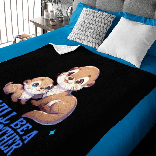 I'm Going To Be A Big Brother Sweet Otter, Brother Baby Blankets