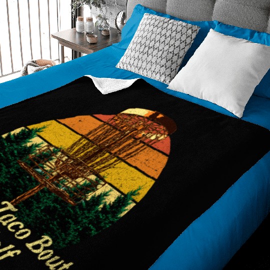Wanna Taco Bout Disc Golf Foodie Golfer Food Lover Baby Blankets