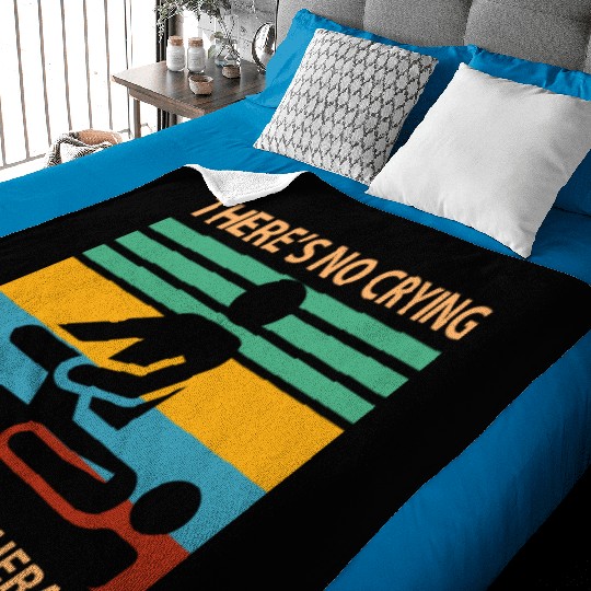 There s No Crying In Physical Therapy Funny Baby Blankets