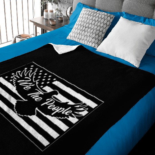 We The People Eagle Flag © LIKE US ON FACEBOOK Baby Blankets