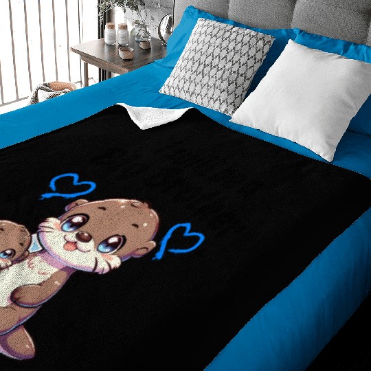 I'm Going To Be A Big Brother Sweet Otter, Brother Baby Blankets