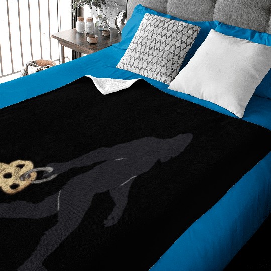 Realistic Bigfoot Silhouette Baby Blankets Sasquatch