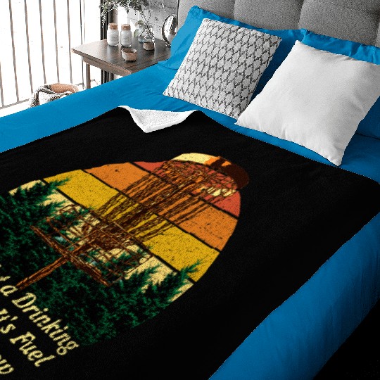 Its Fuel For My Throw Disc Golf Beer Lover Golfer Baby Blankets