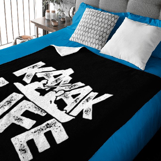 kayak life Baby Blankets