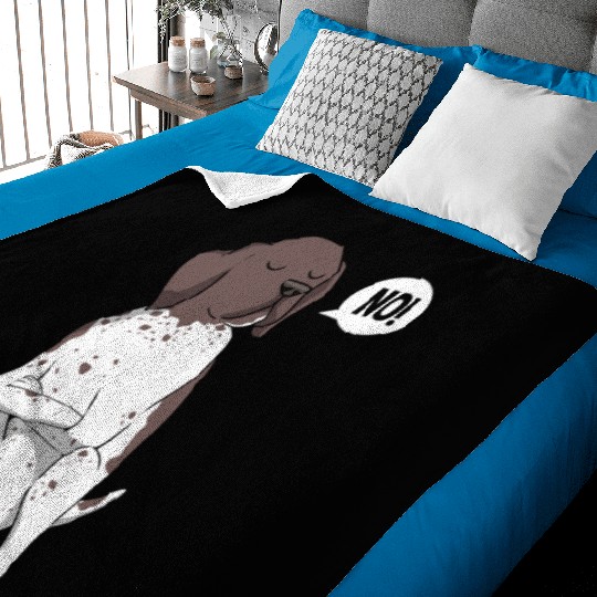 GSP Lovers Funny German Shorthaired Pointer Dog Baby Blankets