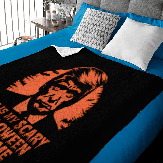 This is My Scary Halloween Costume Trump Vance Baby Blankets