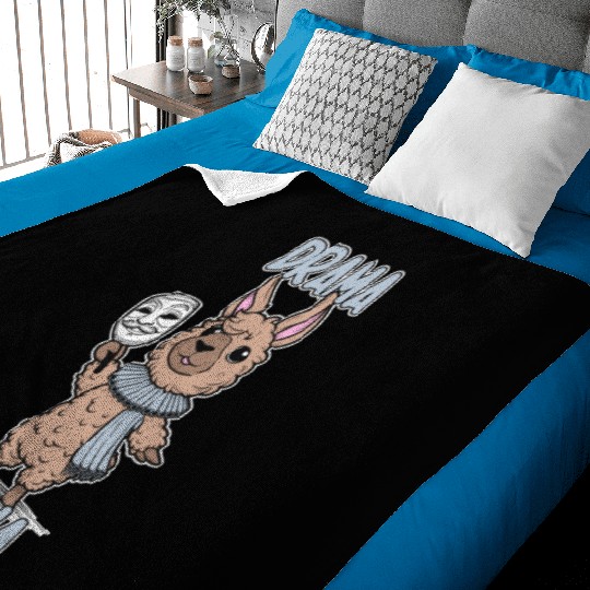 Drama Llama Cute Baby Blankets