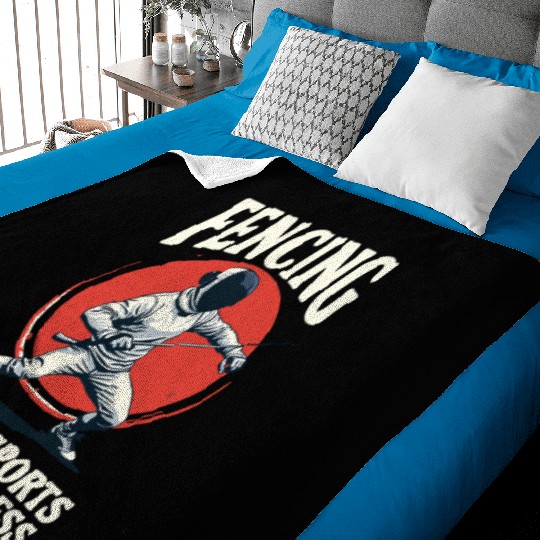 Fencing: The Ultimate Sport Baby Blankets