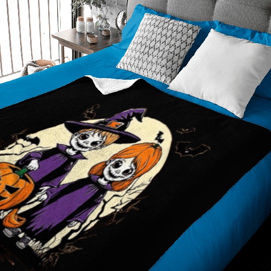 Halloween spooky trick or treat gift for all Baby Blankets