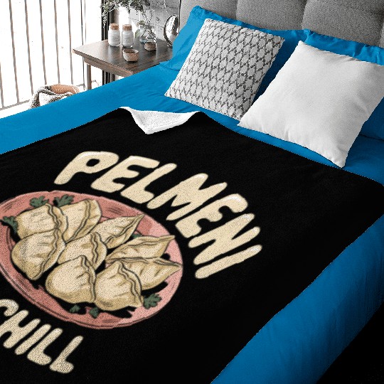 Pelmeni Dumpling Russian Comfort Food Baby Blankets