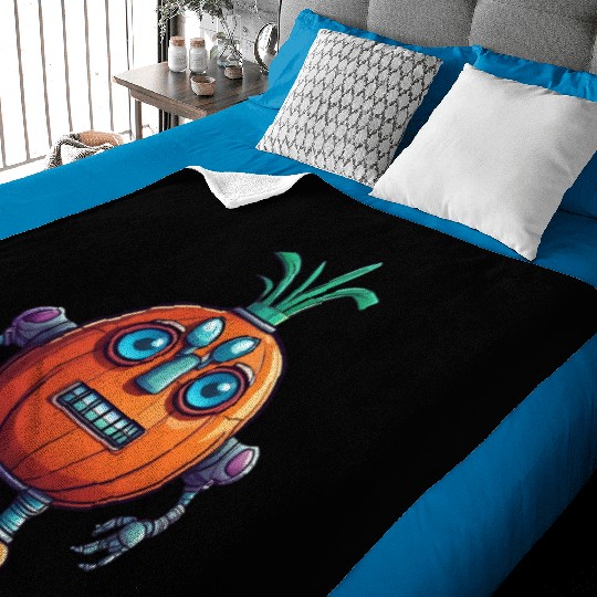 Robot Onion Baby Blankets