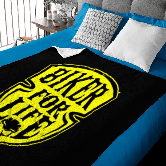 Biker For Life Shield LIKE US ON FACEBOOK # Baby Blankets
