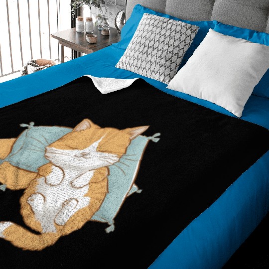 Cozy Cat Nap Baby Blankets