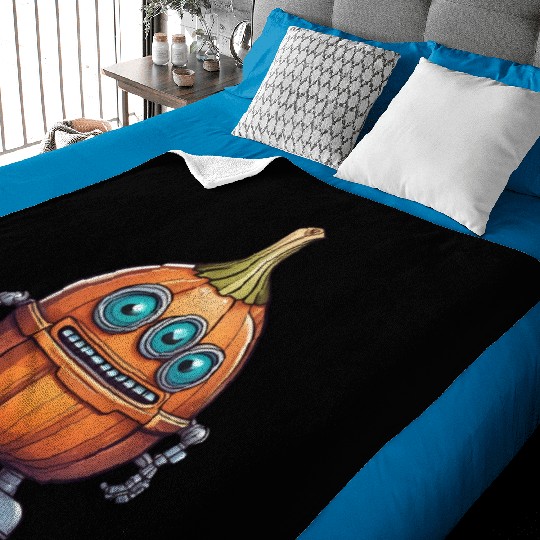 Robot Onion Baby Blankets