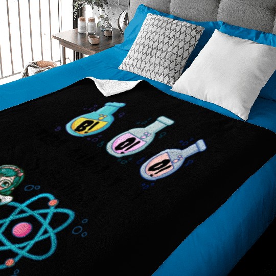 Chemistry Boo The Element Of Surprise Chemist Hall Baby Blankets