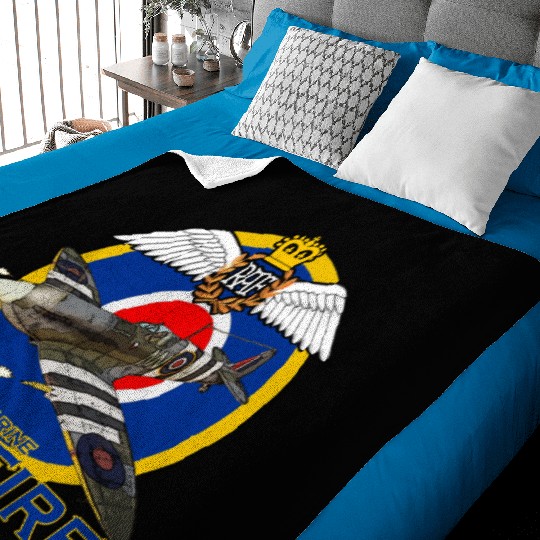 Supermarine Spitfire Baby Blankets