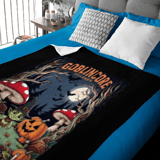 Halloween goblincore enchanted forest goblin Baby Blankets