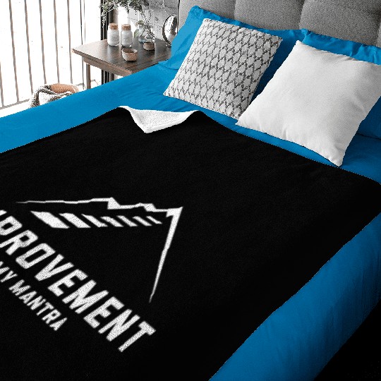 Improvement Growth: Improvement Is My Mantra Baby Blankets