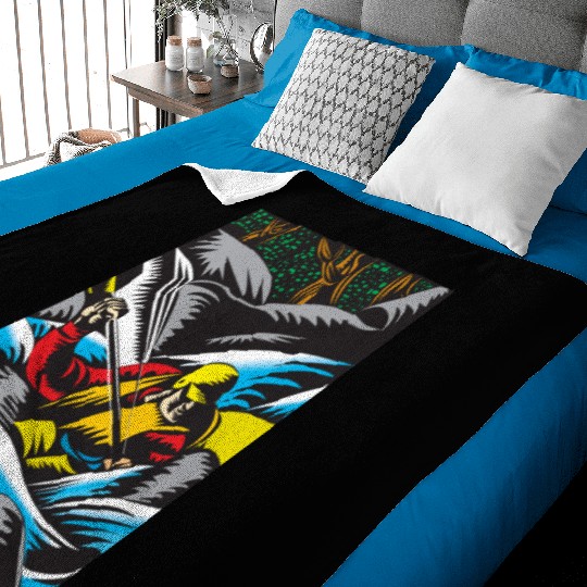 i love kayak Baby Blankets