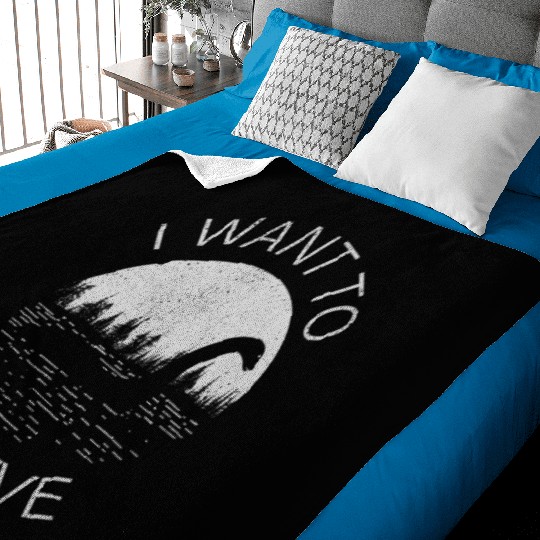 I Want To Believe -Nessie Baby Blankets