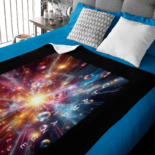 Champagne Supernova Baby Blankets