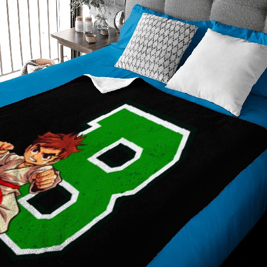 Karate Kid - B Series Baby Blankets