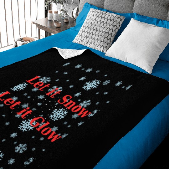 Christmas Cheer in a cup Funny Christmas on Bella Baby Blankets