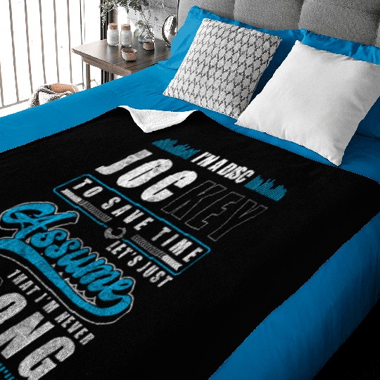 Party Musician Job Baby Blankets