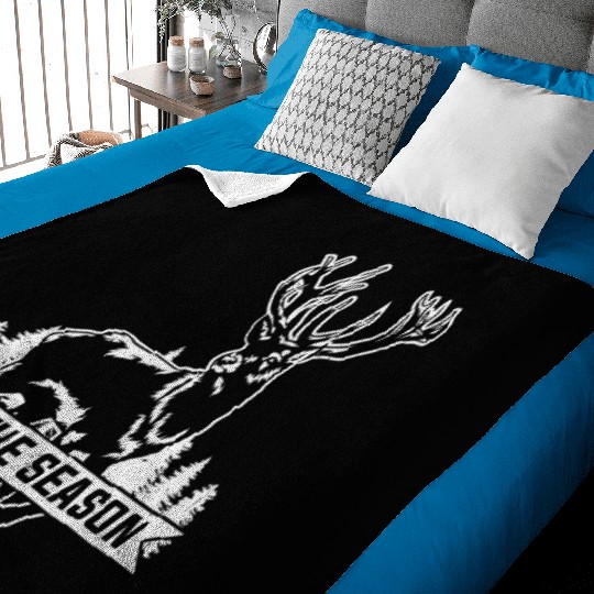 It's deer hunting season Baby Blankets